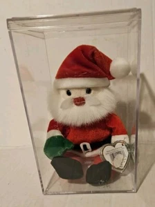 1998 RARE & RETIRED TY BEANIE BABY~CHRISTMAS SANTA CLAUS. MWMT+IN CASE! - Picture 1 of 12