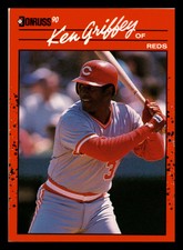 1990 Donruss Ken Griffey Cincinnati Reds #469 Centered Mint