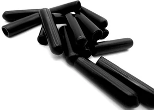 Cubierta de tapa de extremo ajuste máscara OD de 1/8" tubo protector poste perno extremos ajuste 1/8" OD 1" longitud - Imagen 1 de 12