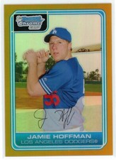 2006 Bowman Chrome Gold Refractor RC #/50 - Jamie Hoffman #BC16 - LA Dodgers