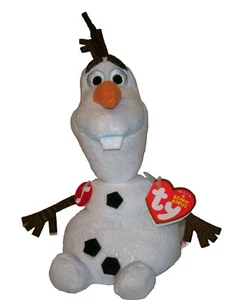 Ty Beanie Baby OLAF Disney Frozen Snowman 6" (Laughing / Sound) NEW Stuffed Toy - Picture 1 of 6