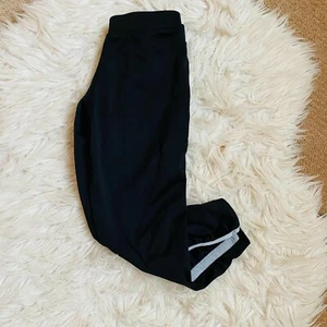 Champion Pants Girls XS 4/5 Capri Pull On Pockets Black Side Stripe Taper Active - Picture 1 of 10