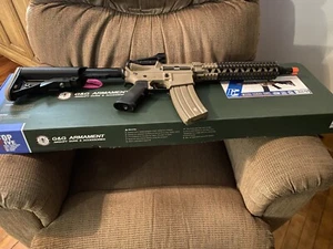 G&G Combat Machine CM18 Mod 1 DST RIS AEG Electric Airsoft Rifle -Pre-owned. - Picture 1 of 5
