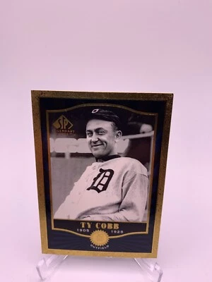 2001 Upper Deck SP Legendary Cuts #72 Ty Cobb Tigers HOF - Image 1 of 2