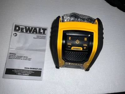 Altavoz Bluetooth DeWalt Modelo DCR006 Con Adaptador de Pared Incluido Foto 1 de 4
