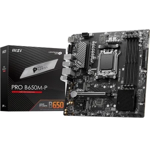 MSI PRO B650M-P Motherboard, Micro-ATX - Unterstützt AMD Ryzen 7000 Series Proze - Bild 1 von 7