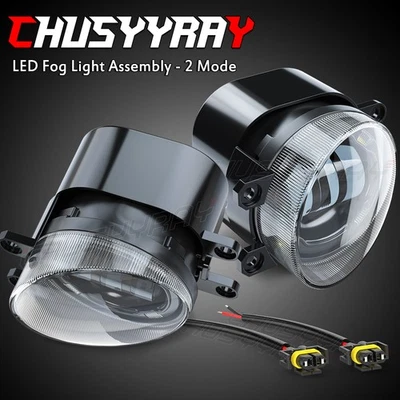 Par de luces antiniebla LED blancas para parachoques de conducción 6000K para Toyota Venza 2009-2015 Foto 1 de 4