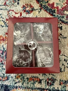 VIntage NIB Grape Leaves Napkin Ring Set Arthur Court Aluminum Serveware - Picture 1 of 5