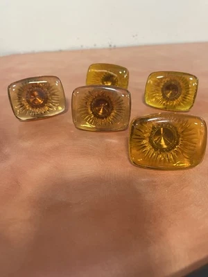 Vintage - Meados do Século - Puxadores de ferragens de gaveta/armário - Miller Brothers (5) - Imagem 1 de 4