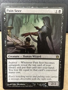 MTG BNG Born of the Gods 80/165 Pain Seer Creature Human Wizard RARE - Picture 1 of 2