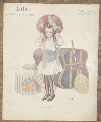 Life Magazine - April 4, 1912 - Easter Number - Complete w/issue - Image 1 of 4