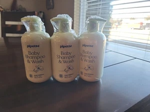 3 Flaschen Pipette Baby Shampoo & Wash Sweet Wildflower - Bild 1 von 2