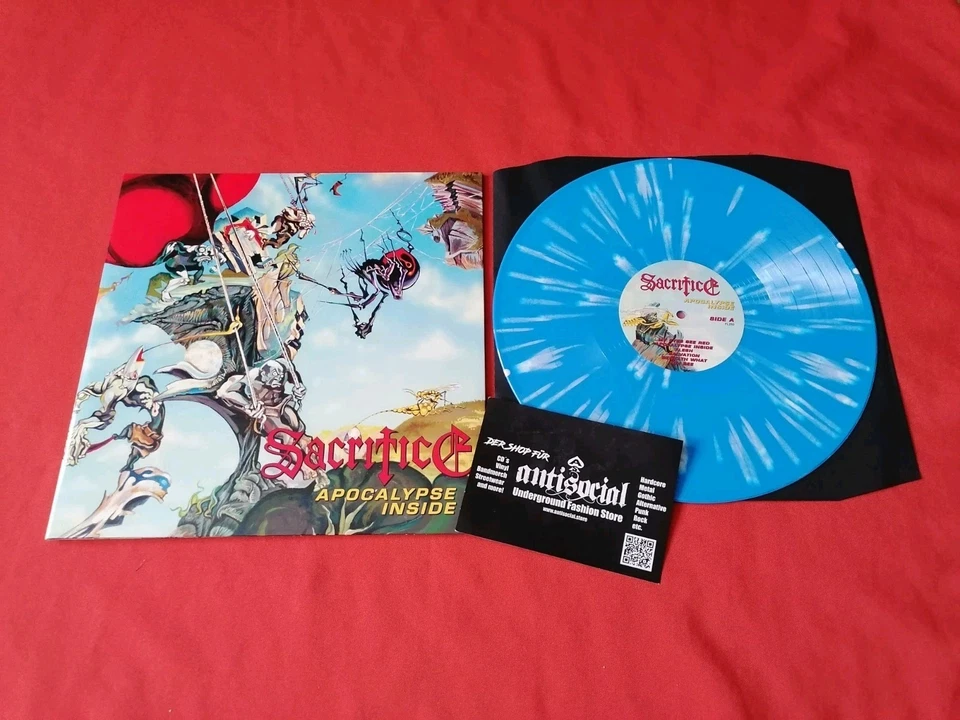 SACRIFICE - Apocalypse Inside - ltd. splatter Vinyl LP - NEU - Bild 1 von 1