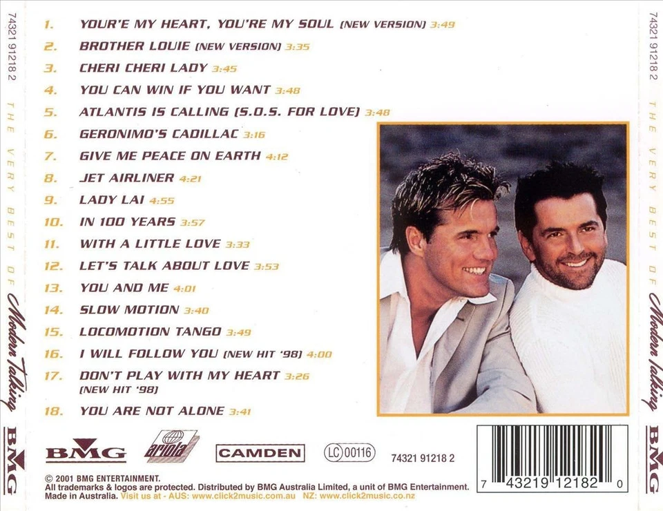 MODERN TALKING - THE VERY BEST OF MODERN TALKING NEW CD Foto 1 de 1