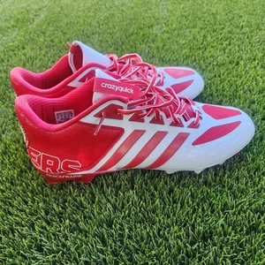 Adidas Herren Stollen Crazyquick Größe 13,5 University Nebraska Huskers Fußball - Bild 1 von 11
