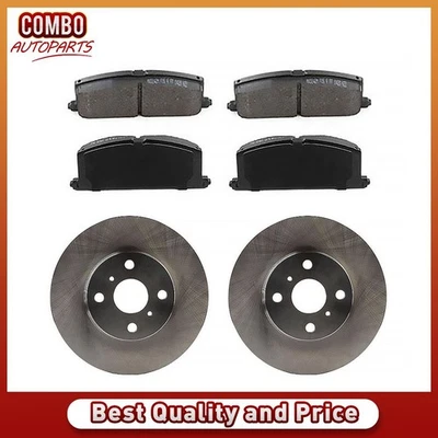 前刹车转子刹车片适用于 1990 - 1991 年丰田卡罗拉 1987 - 1989 年丰田 MR2 — 第 1/4 张图片