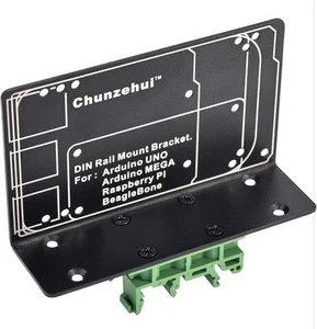 DIN Rail Mount Bracket for Raspberry Pi 2 3 B B+ ZERO Arduino UNO MEGA - Picture 1 of 6