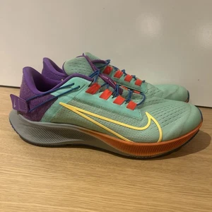 Nike Air Zoom Pegasus 38 Women’s US 9 - Purple - Green - Orange - Yellow - Rare - Foto 1 di 24