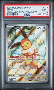 PSA 9 Pokemon 2025 Prismatic Evolutions ETB SVP-173 Eevee Promo - Picture 1 of 2