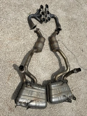 2005-2008 PORSCHE 911 3.8 EXHAUST System Muffler Complete - Image 1 of 4
