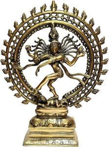 Esplanade Brass Natraj Statue Idol Sculpture Shiva - Nataraj the Lord of Dance N - Picture 1 of 7