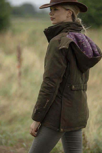 Sherwood Forest Oakham Womens Waterproof Country Jacket MOSS GREEN - Image 1 of 1
