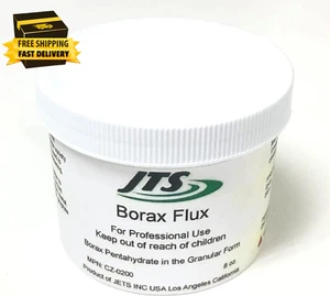 Flujo de fusión contenedor de bórax de 1/2 libra 8 oz. Crisol para esmaltar - Imagen 1 de 5