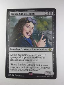 MTG Magic The Gathering:  Braids, Cabal Minion | Modern Horizons 2 | 273 | LP - Picture 1 of 2