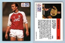 Steve Bould - Arsenal #232 English League 1991-92  Pro Set Trading Card