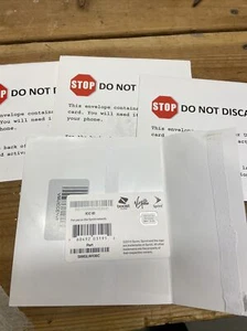 Sprint/Boost Mobile/ Virgin Mobile SIM card. Brand New Unactivated Lot Of 4 - Picture 1 of 1