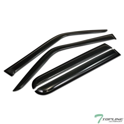 Topline For 2007-2017 Jeep Patriot Sun Rain Guard Vent Shade Window Visors 4pc - Изображение 1 из 4