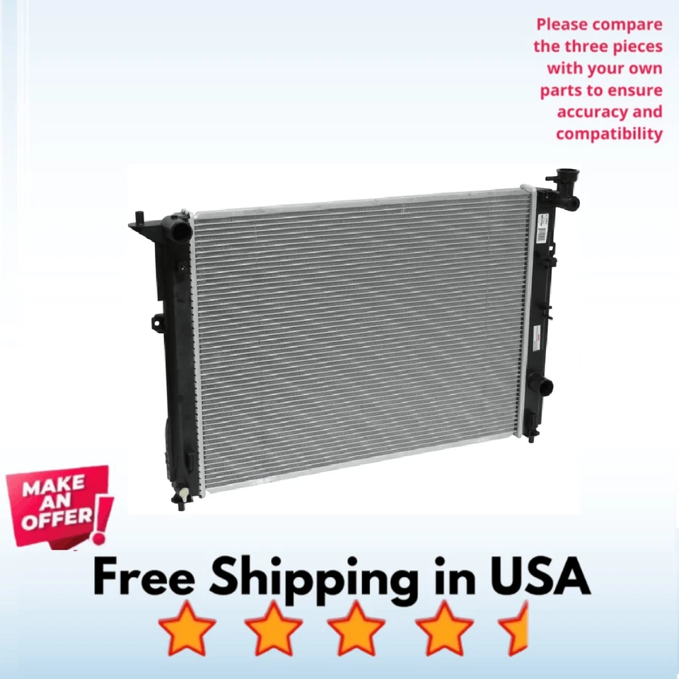 Radiador A/C Fit Genesis G80 2017, Hyundai 2015-2016 Foto 1 de 1