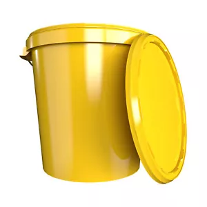 Eimer mit Deckel 30l Hobbock gelb Kunststoff PP lebensmittelecht luftdicht - Bild 1 von 7