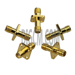 SMA hembra a SMA hembra adaptador de brida montaje SA0N1SA0N-3 ---5pcs - Imagen 1 de 2