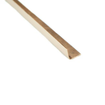 Kupfer 0,7mm Eckschutz Winkelblech L-Profil Wunschmaß Blech Zuschnitt Neu - Bild 1 von 3