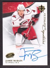 2010-11 Ultimate Collection Hockey Signatures #US-JM Jamie McBain Auto