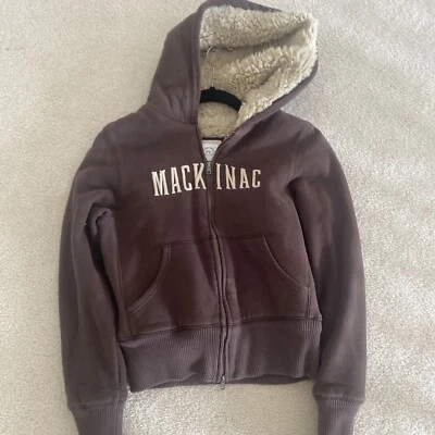 Mackinac Island Faux Fur Zip up Hoodie  Women's Size Small Euc! Only Worn Once! - Image 1 of 3