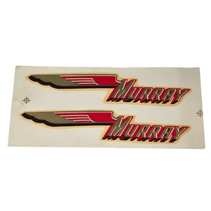 Murray Bike Decals 1940s Water Slide Bicycle Stickers Vintage Retro Original - Picture 1 of 6