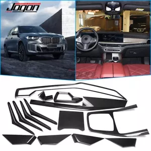 Dry Carbon Dasboard Console Panel For BMW X5 G05 LCI M60i 2024-25 Interior Trims - Picture 1 of 10