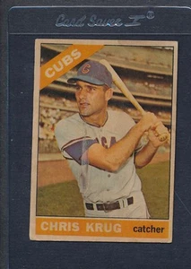 1966 Topps Venezuelan #166 Chris Krug Cubs Fair-VG *54 - Picture 1 of 1