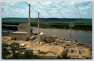 Postcard Dairyland Power Generating Site Genoa, Wisconsin Unposted - Picture 1 of 2