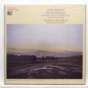 SAWALLISCH ⸺ SCHUMANN the 4 symphonies, overtures ⸺ EMI 3xLPs box STILL SEALED - Imagen 1 de 2