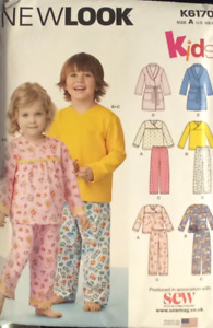UNCUT**Sewing Pattern**Toddlers & Childrens Pyjamas & Robe**6 Months to 8 Years