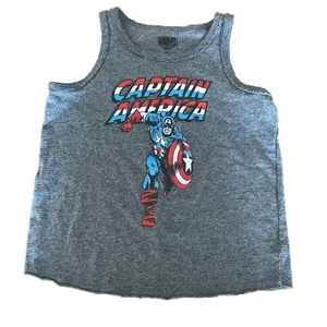 Marvel Tank Top Shirt Boys 4T Captain America Comics - Picture 1 of 5