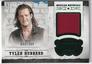 Tyler Hubbard 2014 Panini Country Musician Materials Emerald M-TH, 060/399 - Picture 1 of 2