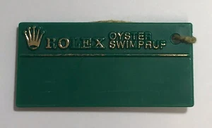 ROLEX Green Tag HANGTAG Oyster Swimpruf Day-Date GMT Master Explorer - Picture 1 of 2