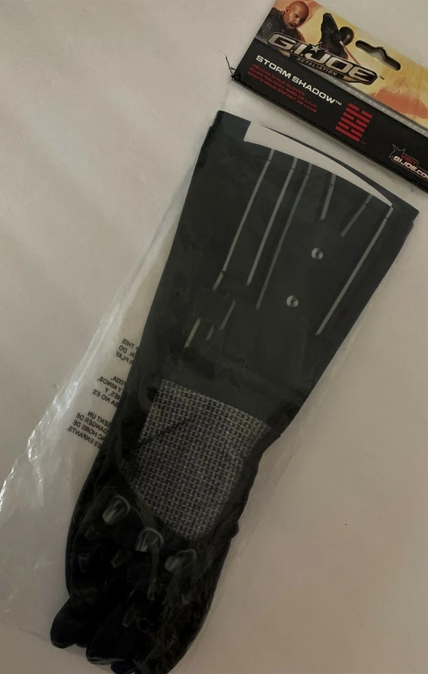 G I JOE Retaliation STORM SHADOW Deluxe GUANTES PARA NIÑOS NUEVO Disfraz Niño Ejército COMBATE Foto 1 de 1