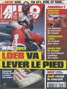 AUTO HEBDO Nr. 1877 vom 3. Oktober 2012 WEC 6h von BAHRAIN LOEB HEBT DEN FUSS - Bild 1 von 1