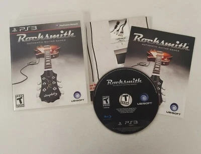 Rocksmith Authentic Guitar Games Playstation 3 PS3 Learn to Play Guitar & Bass - Image 1 of 2