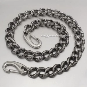 Llavero Motociclista Acero Inoxidable Punk Cartera Cadena 5C016WCB 12"~36" BZ - Imagen 1 de 19